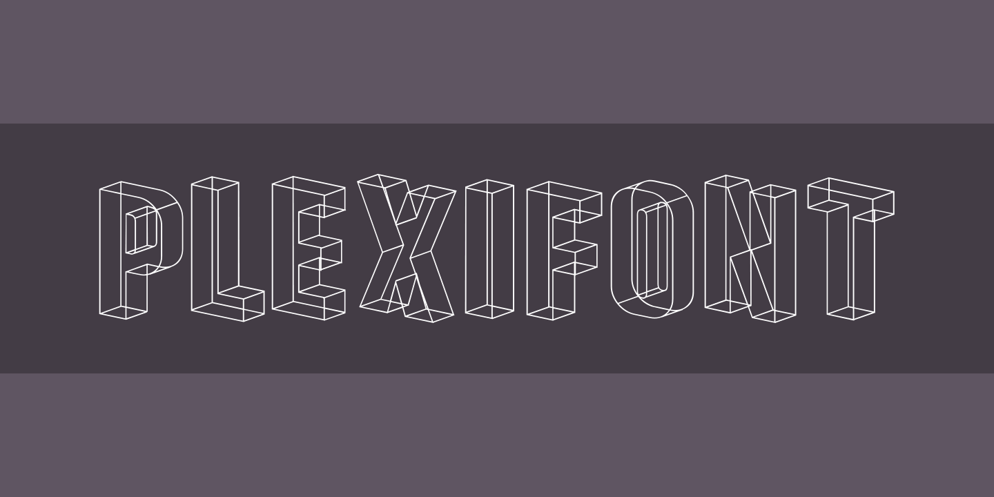 Plexifont Font preview
